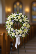 Mountain Rest Standing Wreath