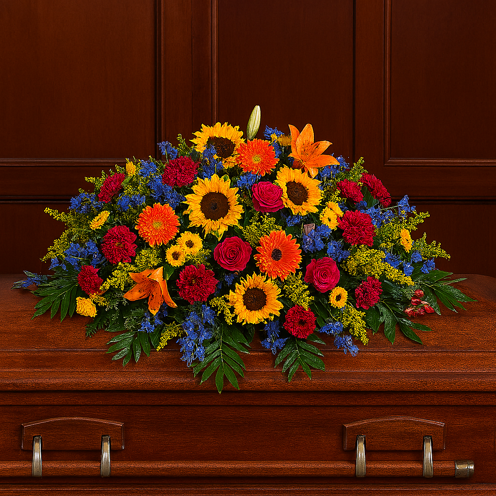 Tranquil Pines Casket Spray